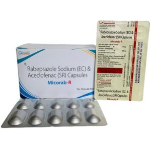 Aceclofenac 200mg + Rabeprazole 20mg Tab