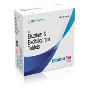 Etizalom 0.5 mg + Escitalopram Oxalate 10mg