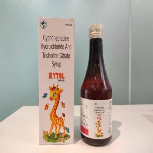 Cyproheptadin 2mg+ Tricholin Citrate 275mg Syrup.