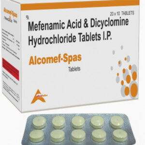 Mefenamic acid 250mg + Dicyclomine Hydrochloride 10 mg