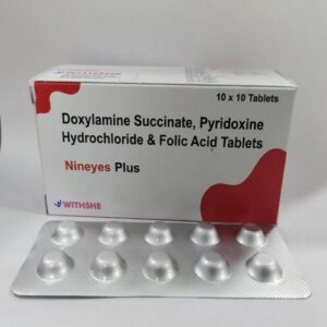 Doxylamine 20mg + Pyridoxine 20 Mg + Folic Acid 5mg