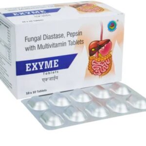 Fungal Diastase 50mg + Pepsin 40mg + Thiamine 2.5mg + Riboflavin 2.5mg + Nicotnamide25mg