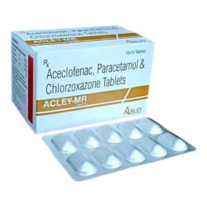 Aceclofenac 100 mg + Paracetamol 325 mg + Chlorzoxazone 250