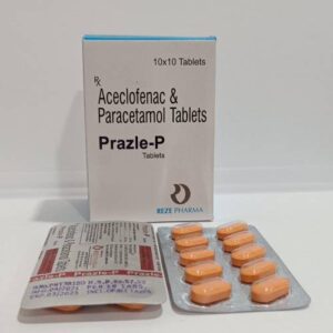 aceclofenac 100mg + paracetamol 325mg