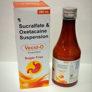 Sucralfate 1gm + Oxetacaine 20mg Syrup.