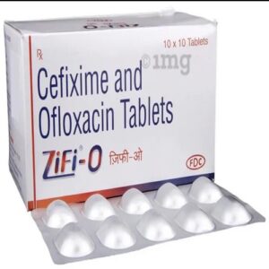 cefixime 200 mg + ofloxacin 200 mg