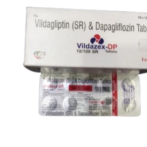 DAPAGLIFLOZIN 10MG & VILDAGLIPTIN 100 MG SR