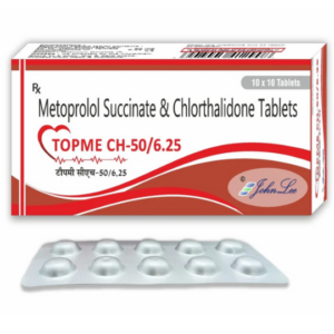 Metoprolol Succinate IP 25 Mg (Extended Release) + Chlorthalidone IP 6.25 Mg Topme CH-25/6.25