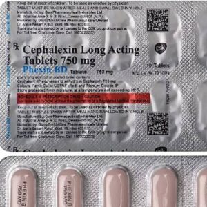 Cephalexin Phexin BD tablets