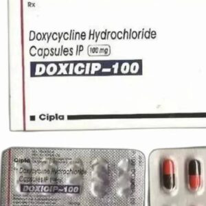 Doxicip-100 Doxycycline Hydrochloride 100mg Capsules