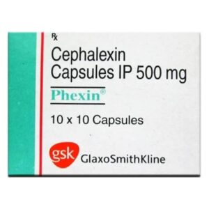 Phexin 500mg Cephalexin 500g Capsules