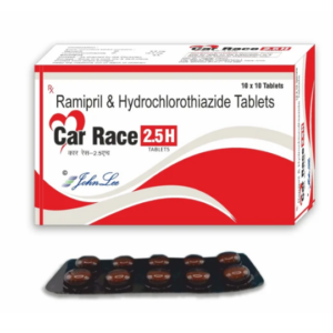 Ramipril IP 2.5 Mg + Hydrochlorothiazide IP 12.5 Mg Car Race 2.5 H